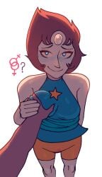 breasts erect_nipples female gender_symbol groping groping_breast groping_breasts heart heart-shaped_pupils heart_eyes holding_breast jontainaka mystery_girl_(steven_universe) pearl_(steven_universe) pov pov_eye_contact seductive smiling smiling_at_partner smiling_at_viewer wet wet_pussy yuri