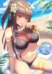 breasts female female_only fire_emblem fire_emblem_awakening human nintendo parupomo solo tagme tharja_(fire_emblem) white_skin