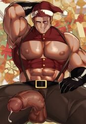 endeavor (my hero academia) from christmas by ruisselait
