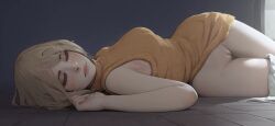 ashley_graham blonde_hair capcom cute knocked_out lewd pussy pussy_exposed pussy_lips resident_evil resident_evil_4 resident_evil_4_remake sexy shy sleeping