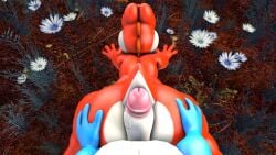 16:9 3d 3d_(artwork) anthro ass big_butt daemont92 digital_media_(artwork) dinosaur doggy_style duo erection first_person_view flower from_behind_position genitals hand_on_butt hi_res hot_dogging imminent_sex male male/male mario_(series) nintendo nude penis plant prehistoric_species reptile scalie sex source_filmmaker_(artwork) tail widescreen yoshi