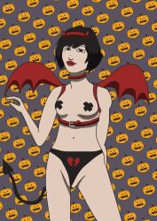 full_color halloween halloween_costume succubi succubus wings