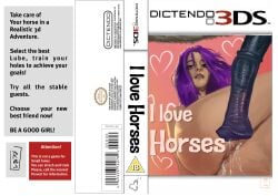 3ds cover horsecock purple_hair rajdraw