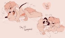 anthro anthro_on_anthro anthro_only canine canine critters_(poppy_playtime) dogday dogday_(poppy_playtime) doggy domestic_dog furry_only no_humans oc orange_fur orange_skin poppy_playtime poppy_playtime_(chapter_3) sex smiling_critters sweetmilk001_(artist) tagme