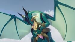 16:9 3d anthro anthro_on_feral breast_lick breast_play breasts cheek_lick chest_lick digital_media_(artwork) dragon duo eye_contact face_lick female female_on_feral feral flying flying_sex genitals hands_on_hips hi_res larger_male licking looking_at_another looking_pleasured male male/female mythological_creature mythological_scalie mythology nipples nude nude_anthro nude_female penetration penis pussy salliviya_(slad) scalie sex size_difference skywing_(wof) smaller_female spread_wings tongue vaginal_penetration void_dragon216 widescreen wings wings_of_fire zoophilia