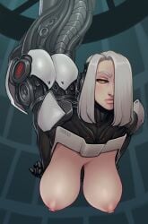 1girls 2024 2d android android_girl arms_under_breasts artificial_intelligence bangs_over_one_eye big_ass big_breasts bimbo bimbofication boob_window cable crossed_arms cyborg djcomps exposed_breasts female female_only fizzz floating from_below full_lips glados hanging_breasts huge_breasts indoors large_breasts light_skin long_legs machine nude one_eye_obstructed portal_(series) robot robot_girl robot_humanoid short_hair solo solo_female tagme thick_thighs upside-down valve white_hair