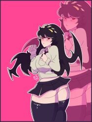 filia filia_(skullgirls) school_uniform skullgirls waifu