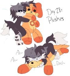 anthro anthro_on_anthro anthro_only canine critters_(poppy_playtime) dogday dogday_(poppy_playtime) doggy domestic_dog eli_744_(artists) furry_only no_humans oc orange_fur orange_skin poppy_playtime poppy_playtime_(chapter_3) sex smiling_critters tagme