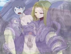 anal_insertion animated cg_slideshow cum cum_on_tentacle ejaculation erection female femdom game_cg luka_(mon-musu_quest!) male_penetrated malesub monster_girl monster_girl_quest penis restrained sex spread_legs tentacle tentaclejob