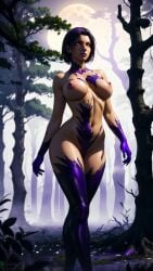 1girls female final_boss glowing_eyes namco nipples nude oiled_body tekken tekken_tag_tournament tekken_tag_tournament_2 unknown_(tekken) voluptuous