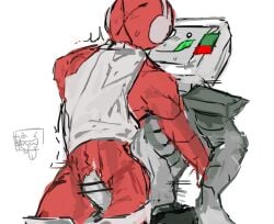 2robots badware_(die_of_death) cum_in_pussy cum_inside cuntboy cuntboy/male die_of_death_(roblox) droid gay_sex killdroid killdroid_(die_of_death) metallic_body penetration penetration_from_behind pussy robot robot_cum robot_on_robot robot_penis robot_pussy sitting_on_lap sketch stretched_pussy sweating thrusting thrusting_forward thrusting_into_pussy tremble_lines virus