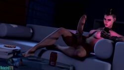 1futa 3d animated clara_lille dickgirl distortedsfm erection futa_only futanari intersex masturbation no_sound solo source_filmmaker tattoo video watch_dogs