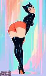ai_generated areolae ass blush breasts catwoman completely_nude curvy dc_comics female full_body hentai high_resolution highly_detailed large_breasts long_hair looking_at_viewer navel nipples nsfw nude open_mouth patreon pinkbunnies pussy rule34 seductive simple_background smile solo thick_thighs thighs uncensored wide_hips