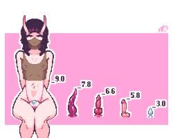 1boy 1femboy anal anal_plug anal_sex angry_peach_(character) angrypeach0 animal_dildo animal_genitalia animal_sex_toy anus balls belly big_ass bulge chastity_cage cock_sitting cock_size_difference crossdressing demon demon_boy demon_girl demon_horns demon_humanoid dildo dildo_in_ass dildo_sitting dildo_size_difference eye_contact femboy flat_chastity_cage gay hidden_face long_penis male male_only measuring_penetration_depth medium_hair naughty_face pierced_nipples piercing piercings pixel_art pleasure_face pleasured pleasured_face sex_toy sex_toy_in_ass sex_toy_insertion simple_background sissy sitting sitting_on_penis size_comparison size_difference size_play smile smiling smiling_at_viewer solo tentacle testicles thong topwear toying_self training trap voluptuous