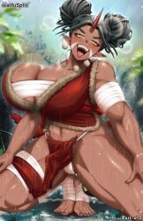 ino (waifusplit) fan art