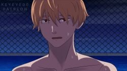 1boy 1girls 2d 2d_animation animated animation animation_art blue_hair chainsaw_man denji_(chainsaw_man) female green_eyes handjob i'll_teach_you_everything_(chainsaw_man) keyeye00 live2d longer_than_30_seconds male medium_breasts nude pool poolside reze_(chainsaw_man) shorter_than_one_minute skinny small_breasts swimming swimming_pool tagme underwater video water