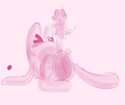 ambiguous_gender ambiguous_species amputee animal_genitalia animate_inanimate anthro blush colored crawling digital_drawing_(artwork) digital_media_(artwork) disability ears_up english_text exposed genital_slit genitals hi_res living_plushie magic markings missing_arm monochrome mouthless nonbinary_(lore) noseless nude one_eye_closed pink_and_white pink_body plushie plushie_tag plushophilia shaded signature simple_background solo squinted_eyes stained stitch_(sewing) striped_markings stripes tail tail_pull tail_tuft text toxic_love_nsfw tuft unknown_genitals zebby_(demon_ascended)