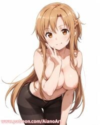 yuuki asuna from sword art online by aianoart