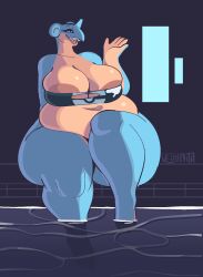duplicate inflation lapras looking_at_viewer overweight repost soyjak welwraith