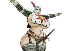 solaire of astora from dark souls by mojo montebon