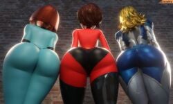 3d 3d_(artwork) ass ass_focus blender_(software) danny_phantom elastigirl fortnite helen_parr large_ass madeline_fenton marvel marvel_rivals smitty34 sue_storm tagme the_incredibles thick_thighs voluptuous voluptuous_female