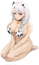 1girls 2024 arumanis bare_arms bare_feet bare_knees bare_legs bare_shoulders beauty_mark beauty_mark_under_mouth beauty_spot belly belly_button breasts busty busty_female cow_bell cow_bell_collar cow_ears cow_print cow_print_bikini cow_print_panties exposed_belly female female_focus female_only highres huge_boobs huge_breasts indonesian june kneeling kneeling_female kneeling_on_floor kneeling_on_ground mamah_rena milf mommy no_sex old_woman older_woman original_character pale-skinned_female pale_skin slight_blush solo_female solo_focus twitter_link twitter_user_oc white_background white_hair white_hair_female