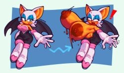 rouge the bat from sonic (series) by eldiipiid