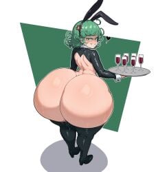 1female 1girls angry_face ass ass_bigger_than_head ass_focus big_ass big_butt bottom_heavy bottomless bubble_butt bunny_ears bunnysuit caked_up cheesecake dat_ass dumptruck_ass english_text enormous_ass fat_ass female green_eyes green_hair heels huge_ass huge_butt hyper_ass latex light-skinned_female light_skin looking_at_viewer looking_back medium_hair money money_in_ass monkechrome one-punch_man paag pawg prostitution rear_view round_ass simple_background slutty_clothing small_breasts solo_female spank_marks spanking tatsumaki text thick thick_ass thick_thighs thighhighs thunder_thighs twitter_link wide_hips wine wine_glass