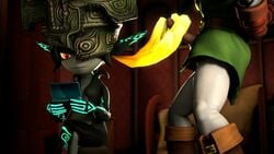 1boy 1girls 2015 3d animated bondage bound duo erection female hairjob handjob hylian imp imp_midna link link_(ocarina_of_time) loop male midna multitasking nintendo no_sound penis redmoa sex shorter_than_10_seconds straight the_legend_of_zelda twili twilight_princess video