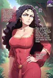 mother gothel from disney by rokten art