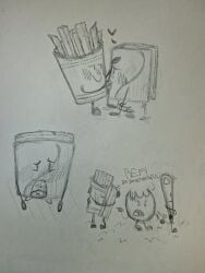 battle_for_dream_island bfdi bfdia blowjob blush book_(bfdi) cum firey_(bfdi) fries_(bfdi) hugging inanimate_object inanimate_objects kissing missdearydoll needle_(bfdi) object_show object_show_community object_shows osc sex the_power_of_two tpot