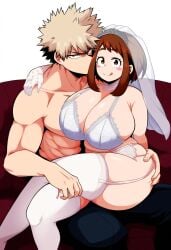 ai_generated artist_name artist_request katsuki_bakugou my_hero_academia ochako_uraraka tagme