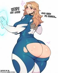 big_ass big_breasts fat_ass foxicube huge_ass invisible_woman invisible_woman_(marvel_rivals) looking_back marvel marvel_rivals milf pawg ripped_clothing sue_storm tagme thick_ass thick_thighs