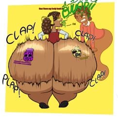 4girls ass ass_bigger_than_head ass_bigger_than_torso big_ass bubble_butt cassidy_(fnaf) cassie_(fnaf) five_nights_at_freddy's five_nights_at_freddy's:_security_breach five_nights_at_freddy's_2 ghost huge_ass possession reirend round_ass shaking_butt toy_chica_(fnaf) wendy_afton william_afton