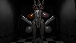 3d animatronic anthro balls big_balls big_breasts big_penis breasts canine cryptin dickgirl female five_nights_at_freddy's five_nights_at_freddy's_2 five_nights_at_freddy's_world fox fur hair huge_balls huge_breasts huge_cock humanoid_penis hyper hyper_balls hyper_penis intersex lolbit_(fnaf) looking_at_viewer machine mammal mangle_(fnaf) nipples nude orange_fur penis robot source_filmmaker video_games white_fur