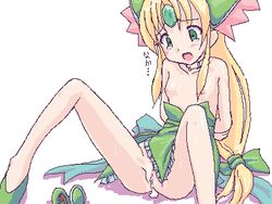 after_sex blush cum cum_inside cumdrip female female_only hard_pixels human lowres no_panties oekaki open_mouth riesz seiken_densetsu seiken_densetsu_3 solo spread_legs sweat takayaki tear topless uncensored