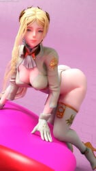 3d android big_ass big_breasts big_butt blender clothed clothing exga milf nier nier:_automata yorha_commander