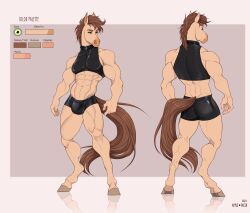 caz cazapalas horse male reference_sheet solo