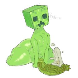 creeper (minecraft) from microsoft by offmoss1