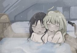 2girls bath breasts chito_(shoujo_shuumatsu_ryokou) female naagasonomono1 nude shoujo_shuumatsu_ryokou tagme yuuri_(shoujo_shuumatsu_ryokou)