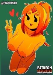 adventure_time cartoon_network completely_nude completely_nude_female curvaceous curvy female flame_princess huge_breasts nude nude_female two3frutti voluptuous