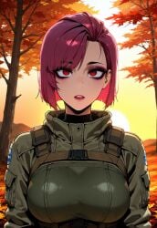 ai_generated ent90 female latex_suit military_uniform red_eyes s.t.a.l.k.e.r.