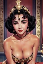 celebrity cleavage, cleopatra, elizabeth_taylor, royalty,