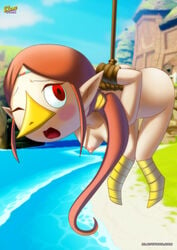 blush bondage breasts medli palcomix slavetoon tagme the_legend_of_zelda the_wind_waker wind_waker young