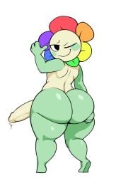 big_ass dandy's_world dandy_(dandy's_world) dandys_world grabbing_ass huge_cock looking_at_viewer one_eye_closed one_eye_open solo thick thick_ass thick_thighs