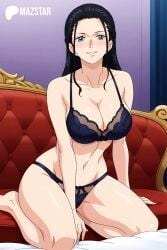 ai_generated big big_ass big_breasts bikini bra female female_only lingerie mazstar nico_robin one_piece thick_thighs underwear