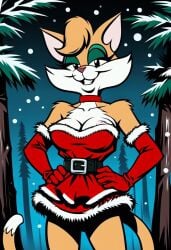 ai_generated catgirl christmas fantomcat female female_only furry tabitha_wildcat xmas