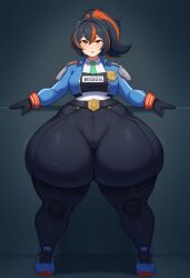 ai_generated big_ass big_breasts bottom_heavy gvukub hoyoverse huge_ass thick_thighs wide_ass wide_hips zenless_zone_zero zhu_yuan