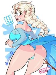 ass disney elsa elsa_(frozen)