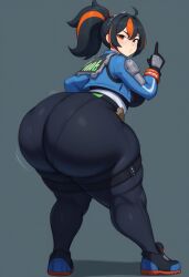 ai_generated big_ass gvukub hoyoverse huge_ass thick_thighs wobbling_ass zenless_zone_zero zhu_yuan